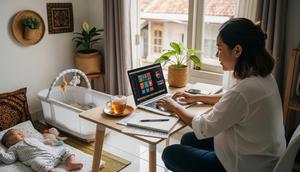 Ide Usaha Depan Rumah Khusus Ibu Rumah Tangga yang Bisa Sambil Awasi Anak Admin Medsos/ Ilustrasi AI