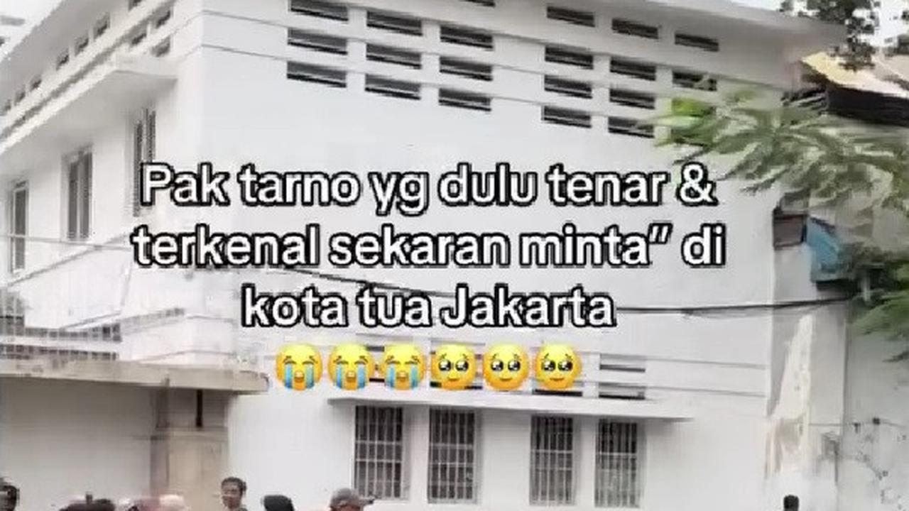 Viral! Sosok Diduga Pak Tarno Ngemis di Kota Tua, Ini Klarifikasi dan Penjelasannya