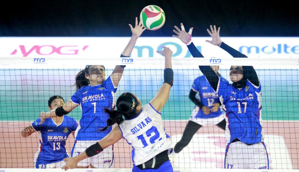 Delapan tim putra dan delapan putri memastikan lolos ke babak perempat final Kejurnas Antarklub Livoli Divisi I Tahun 2025 usai mengalahkan lawan-lawannya di perdelapan final yang berlangsung di Sport Center Lamongan dan Lapangan Tenis Disorda Lamongan, Kamis (30/10/2025). (Dok. PBVSI)