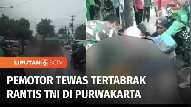 Sebuah kecelakaan maut terjadi di Purwakarta, Jawa Barat, Rabu (18/01) kemarin. Iring-iringan kendaraan taktis milik TNI tanpa sengaja menabrak sebuah sepeda motor. Akibatnya pengemudi sepeda motor meninggal dunia, setelah sebelumnya sempat dilarikan...