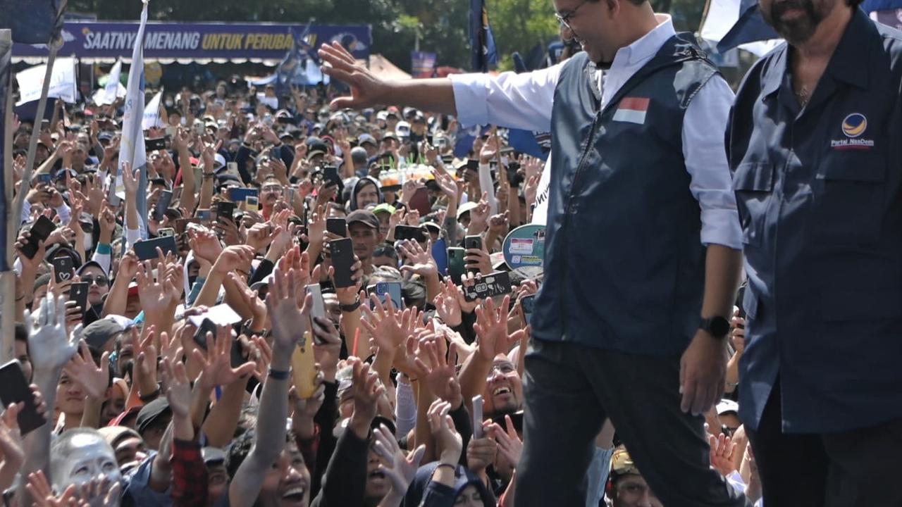 Kampanye Bareng JK & Anies Baswedan, Surya Paloh: Tidak Boleh Mencampur Hak Publik dengan Keluarga