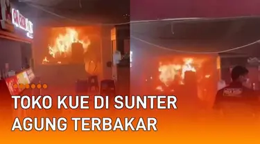 Sebuah toko kue alami kebakaran dahsyat viral di media sosial. Kejadian itu terjadi di Jalan Danau Sunter Utara RW 11, Tanjung Priok, Jakarta Utara.