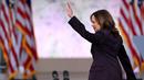 Kamala Harris mengaku bangga dengan perjuangan yang dilaluinya bersama para pendukungnya selama kampenye untuk Pilpres AS 2024. Kamala Harris juga menyampaikan terima kasihnya kepada para pendukung. (SAUL LOEB/AFP)