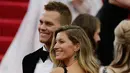 Tom Brady dan Gisele Bundchen, yang menikah pada 2009, memiliki dua anak yaitu Benjamin, 12, dan Vivian Lake, 9. (John Lamparski/Getty Images/AFP, File)