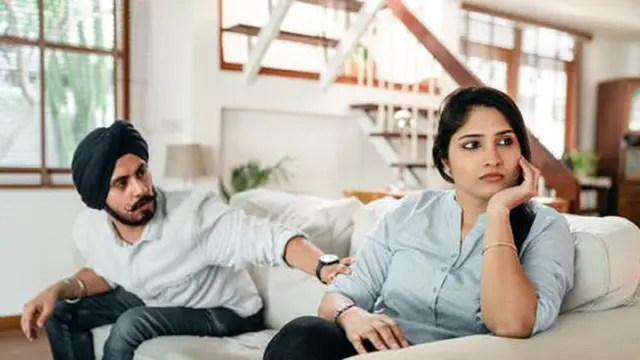 Ilustrasi suami istri bertengkar karena Matematika