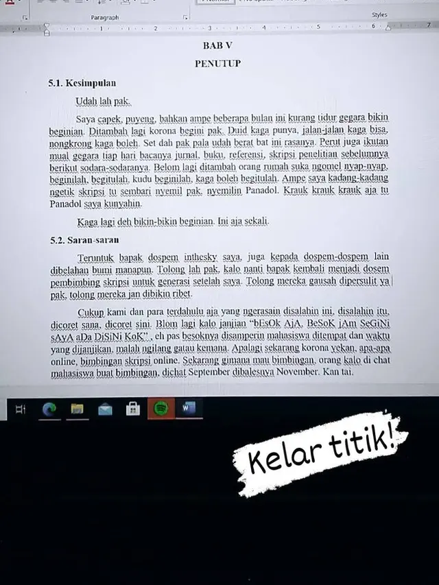 6 Kesimpulan Skripsi Mahasiswa Ini Nyeleneh Banget, Bikin Meringis