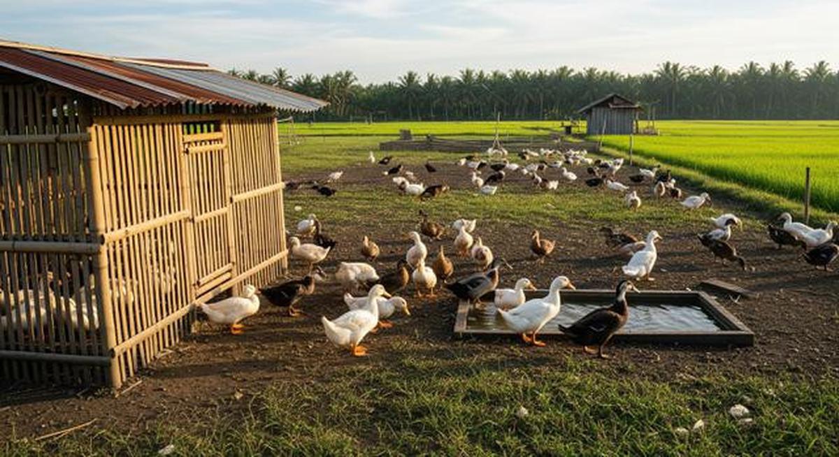 7 Tips Ternak Bebek Petelur dengan Kandang dari Bambu dan Seng Bekas, Telur Bisa untuk Dapur dan Dijual