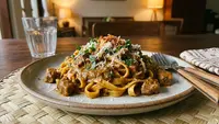 Resep Fettuccine Bumbu Bebek yang Creamy dan Medok