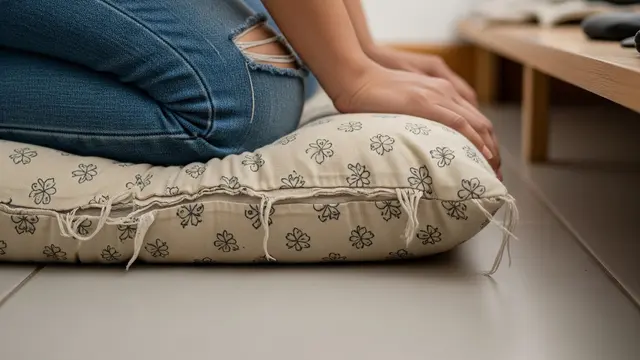 Ilustrasi Bantal Bekas