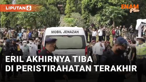 VIDEO: Detik-detik Jenazah Eril Tiba di Pemakaman Cimaung