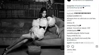 Chanel dikritik warganet karena menggunakan model yang terlalu muda untuk pose yang seksi (instagram/kaiagerber)