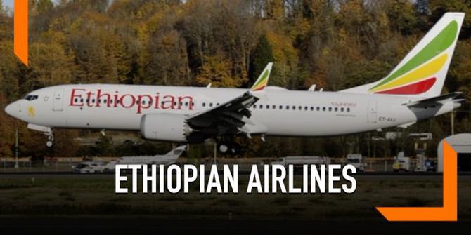 VIDEO: Laporan Ethiopian Airlines, Pesawat Menukik Sebelum Jatuh