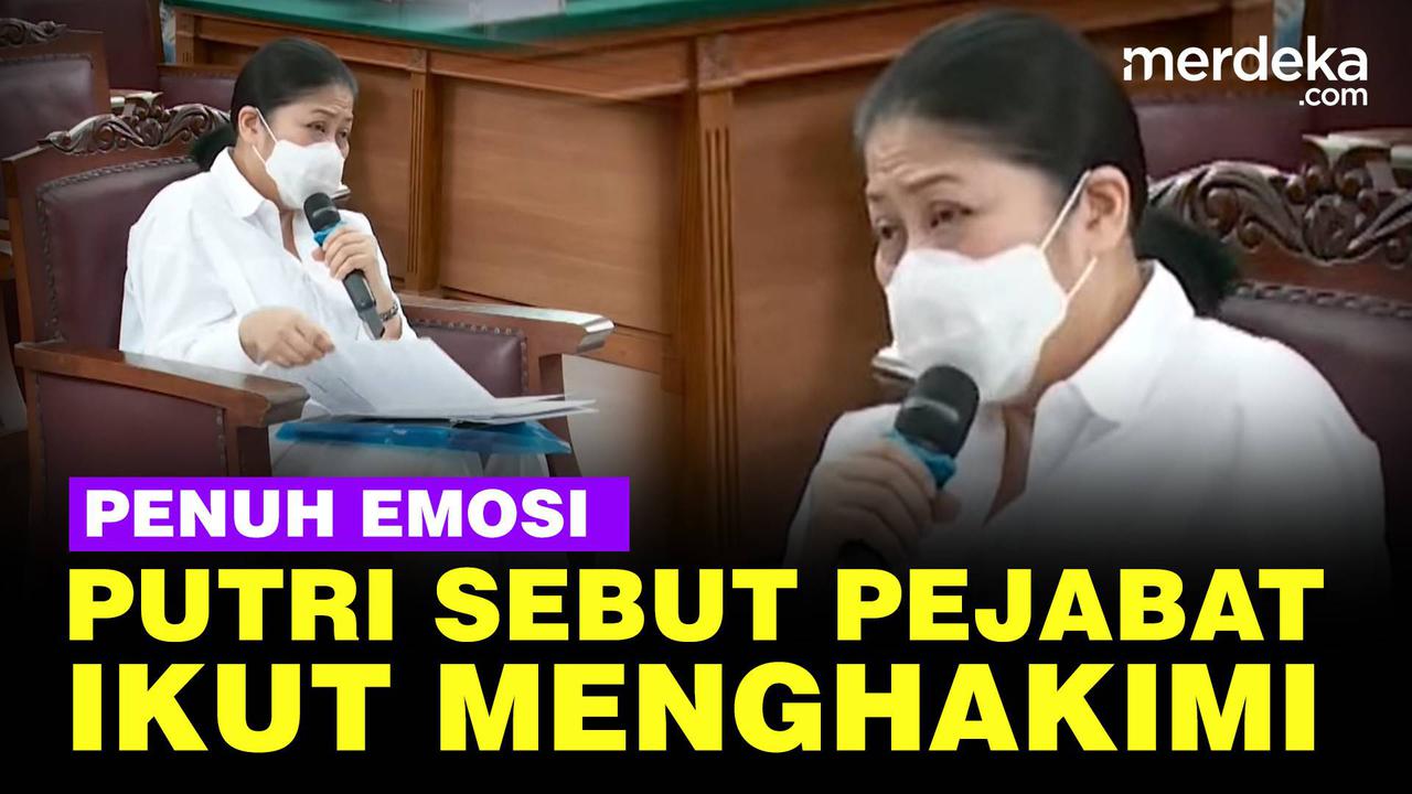 VIDEO: Putri Candrawathi Penuh Emosi Sindir Pejabat Ramai-Ramai Ikut Menuding
