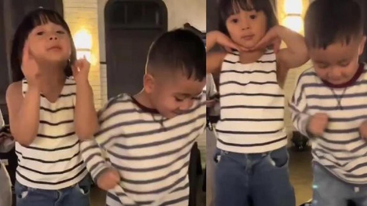 Ikuti Tren Bak Remaja, Begini Momen Gemas Rayyanza dan Nuna Anak Caca Tengker Joget Velocity