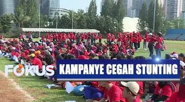 Kampanye cegah stunting kali ini dilakukan melalui permainan tradisional.