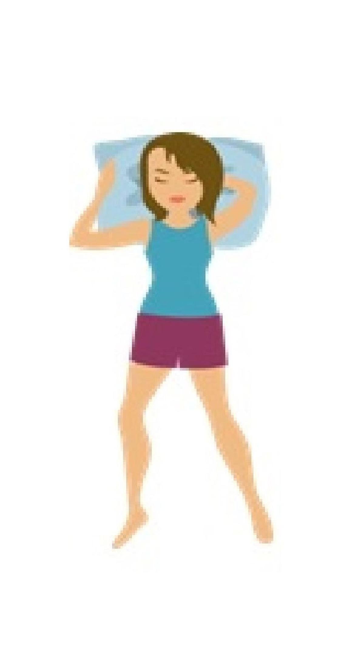 1. Posisi Tidur Terlentang<br>