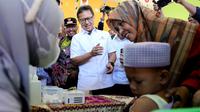 Imunisasi massal campak digelar di Sumenep. Ditargetkan 70 ribu anak mendapatkan imunisasi tersebut dalam 2 pekan ke depan. (Dok Kemenkes)