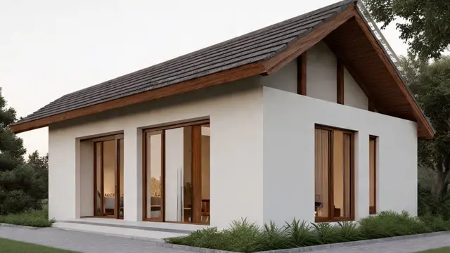 Desain rumah limasan klasik-modern dengan sentuhan Islami, budget Rp45 juta. (Credit: Meta.AI)