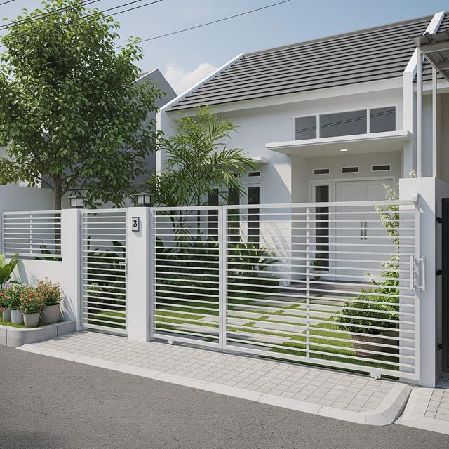 Pagar Baja Ringan untuk Rumah Tipe Kecil