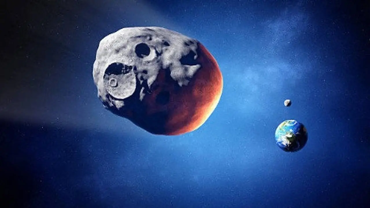 ilustrasi asteroid.