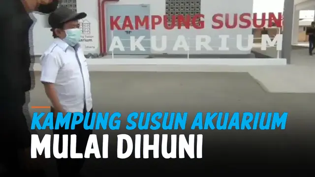 KAMPUNG SUSUN AKUARIUM MULAI DIHUNI WARGA