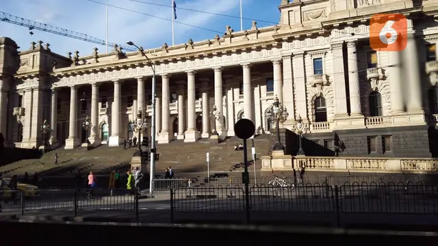 Gedung Parlemen Victoria di Melbourne, Australia. (Liputan6.com/Tanti Yulianingsih)