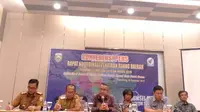 Konferensi Pers Rapat Koordinasi Penataan Ruang Daerah Provinsi Sumsel 2019 (Liputan6.com / Nefri Inge)