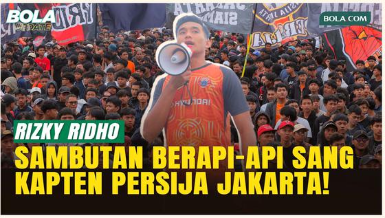 Sangar! Rizky Ridho Berikan Sambutan Berapi-api di Depan The Jakmania Jelang Laga Gengsi Vs Persib