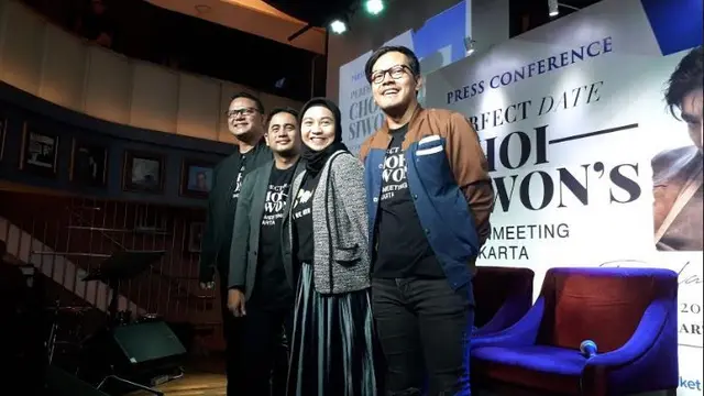 Konferensi pers Choi Siwon (Foto: Zulfa Ayu Sundari)