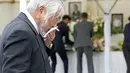 Tidak lama setelah peristiwa penembakan, petugas berhasil menangkap pelaku di lokasi kejadian, seorang pria bersenjata bernama Tetsuya Yamagami (41) yang tinggal di Nara, Jepang. (AP Photo/Shuji Kajiyama)