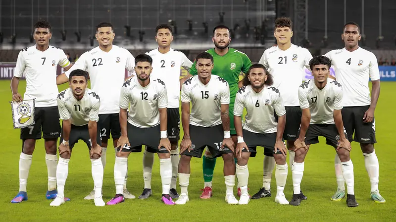 Timnas Fiji U-20 ketika melawan Timnas Indonesia U-20.