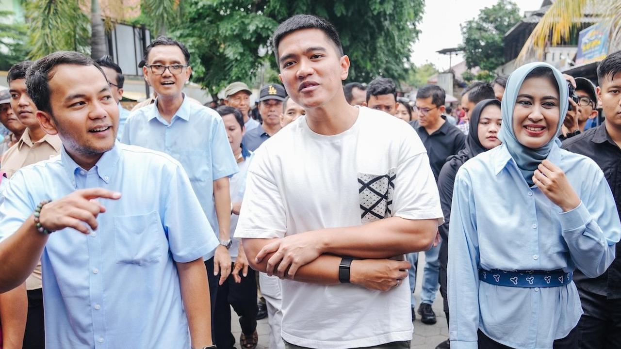 Ke Pasar Klitikan Solo, Kaesang Kampanyekan Respati Ardi - Astrid Widayani