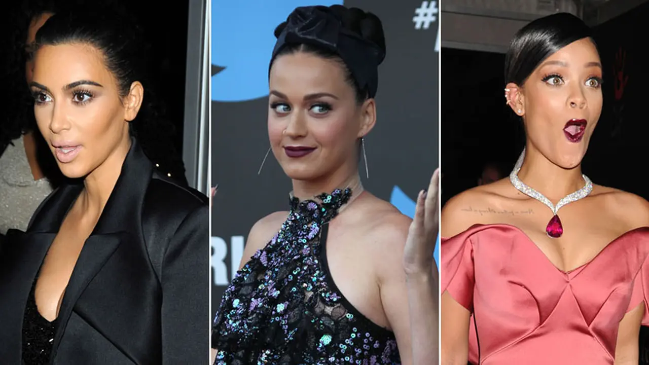 Kim Kardashian, Katy Perry, Rihanna