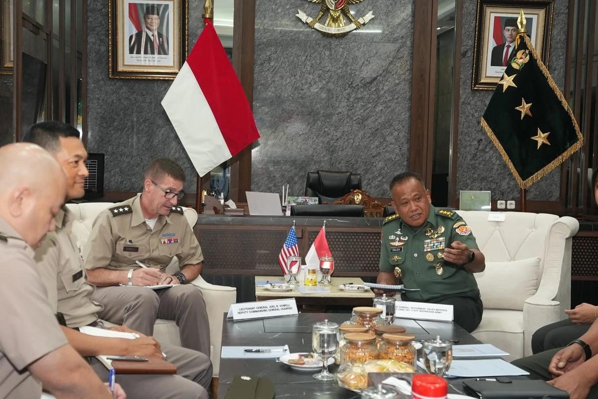 FOTO: TNI AD dan USARPAC Sepakat Perluas Kerja Sama Strategis di Kawasan Indo-Pasifik