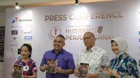 Yayasan Kanker Indonesia (YKI) bakal menggelar pertunjukan musikal bertajuk Nuraniku Perjuanganku. Ada Vidi Aldiano dan Isyana dalam pergelaran tersebut.