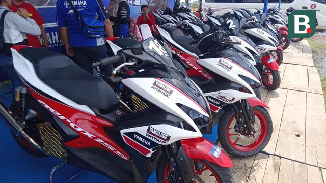Motor Yamaha Aerox di Seri 1 Yamaha Cup Race 2020 di Boyolali