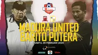 Live Streaming O Channel Madura United vs Barito Putera di Shopee Liga 1 2020