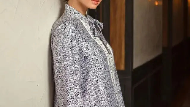 Inspirasi baju lebaran 2025 (credit: instagram/ralineshah)