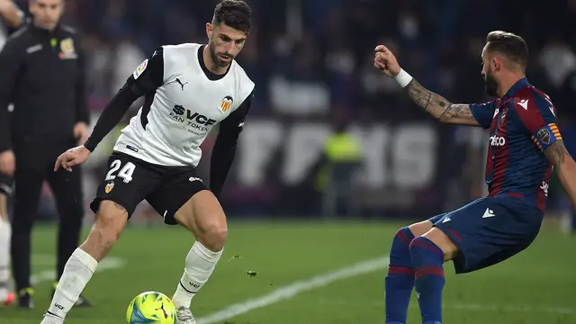 Valencia Tekuk Tuan Rumah Levante 4-3
