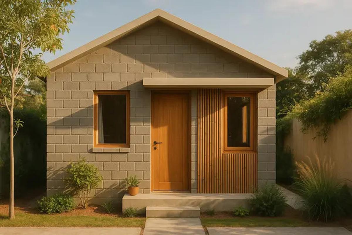 8 Model Rumah Kecil 1 Kamar dari Batako, Cocok untuk Pasangan Muda