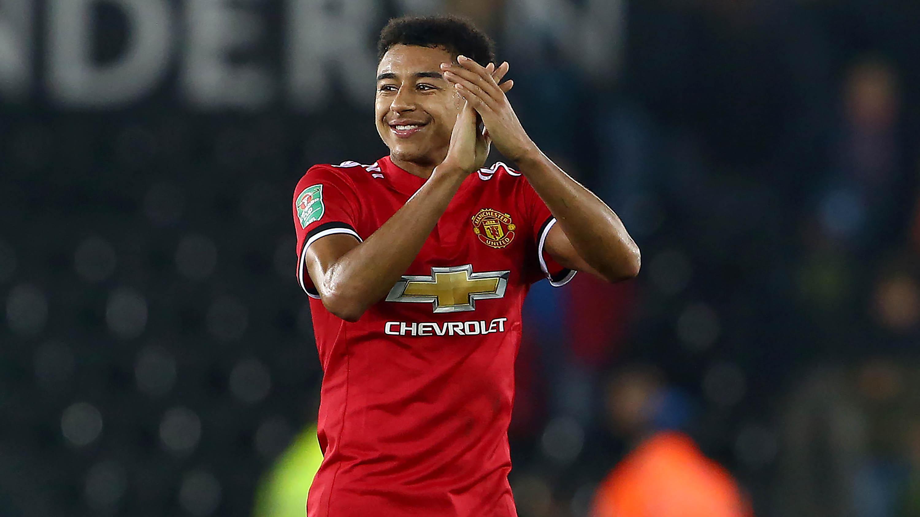 Gelandang Manchester United, Jesse Lingard (AFP/Geoff Caddick)