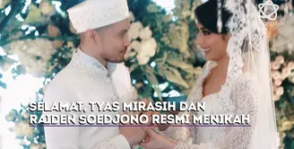 Tyas Mirasih dan Raiden Soedjono resmi menikah pada hari ini, Sabtu (8/7).
