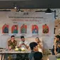 Mahasiswa Anti Korupsi (MAKII) menggelar buka puasa bersama serta diskusi tentang kasus korupsi timah di Jakarta Selatan, Jumat 5 April 2024.