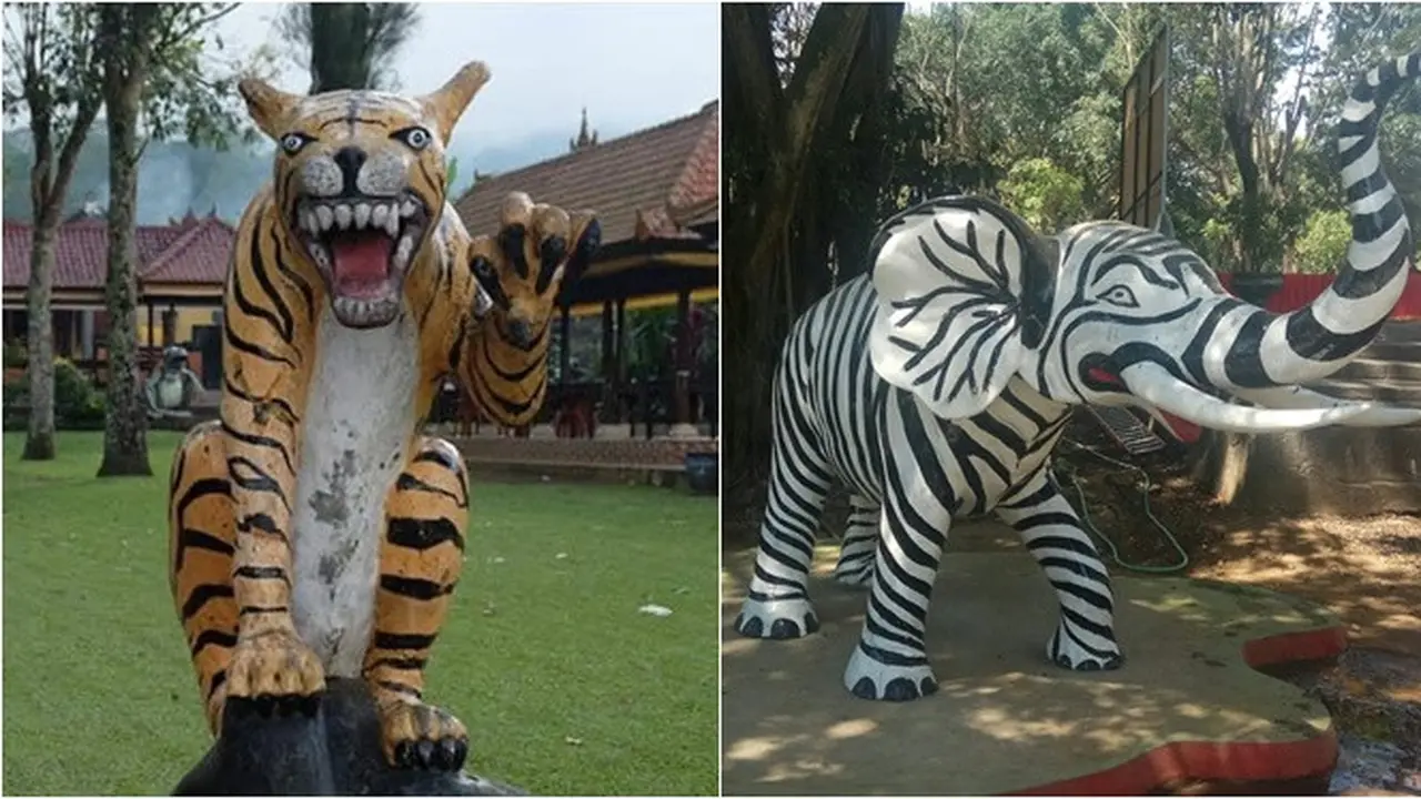7 Patung Ini Bentuknya Nyeleneh, Tak Mirip Asli Malah Bikin Ngakak