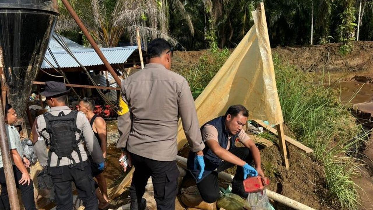 Polisi Temukan Luapan Limbah Emas Aceh Barat Daya, Belum Cemari Permukiman Warga