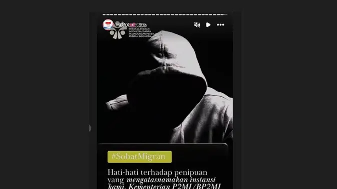 Tangkapan layar Instagram Kementerian BP2MI