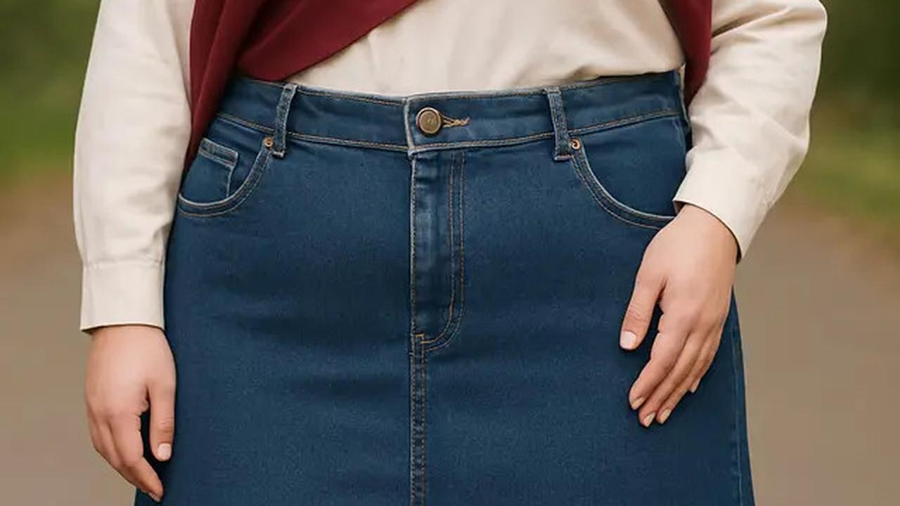 10 Inspirasi Busana Islami Kasual untuk Wanita Gemuk, Tampak Lincah dan Gesit
