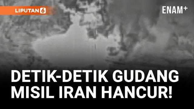 Israel Rilis Video Penyerangan ke Gudang Misil Iran!
