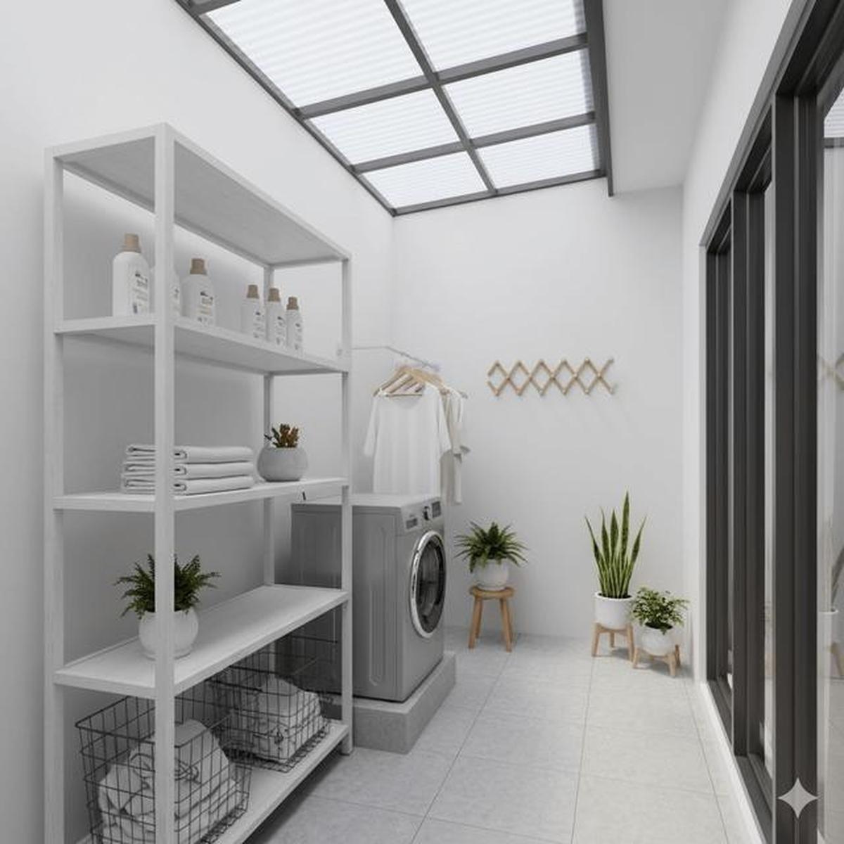 7 Desain Teras Rumah Sempit Muat untuk Usaha Laundry, Solusi Bisnis Rumahan Efisien