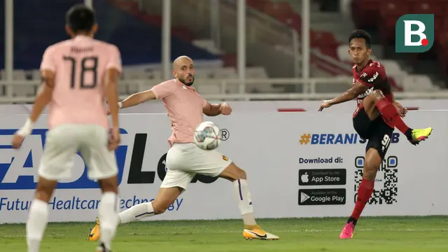 Foto: M. Rahmat Cetak Gol Tunggal Kemenangan Bali United atas Persik Kediri, sekaligus Gol Pertama di BRI Liga 1 2021 / 2022
